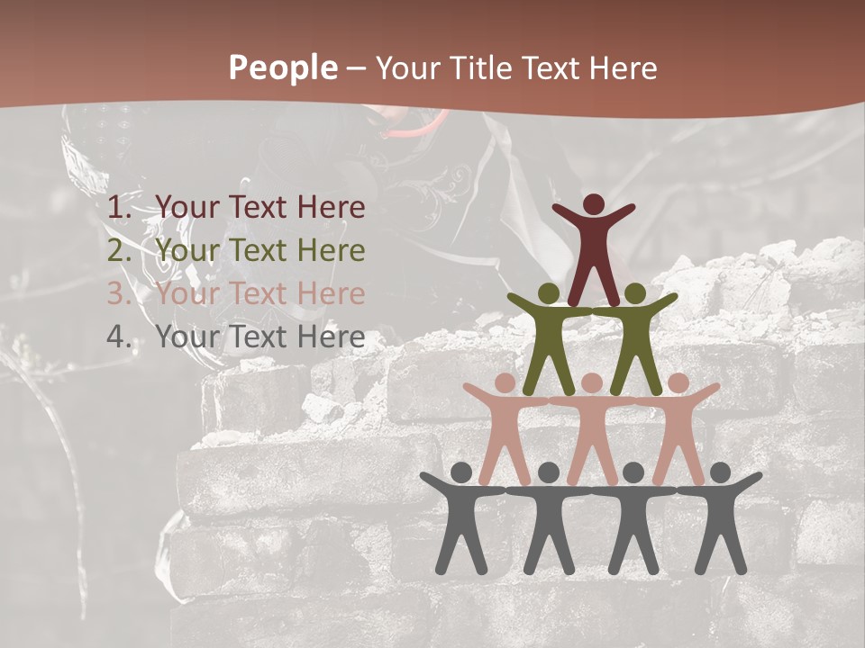 Mask Grass Competition PowerPoint Template