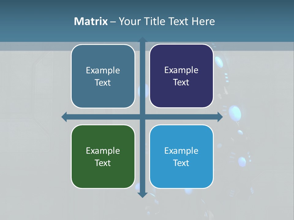 Robot Cyborg Future PowerPoint Template