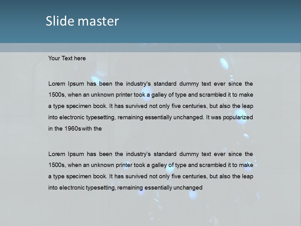 Robot Cyborg Future PowerPoint Template