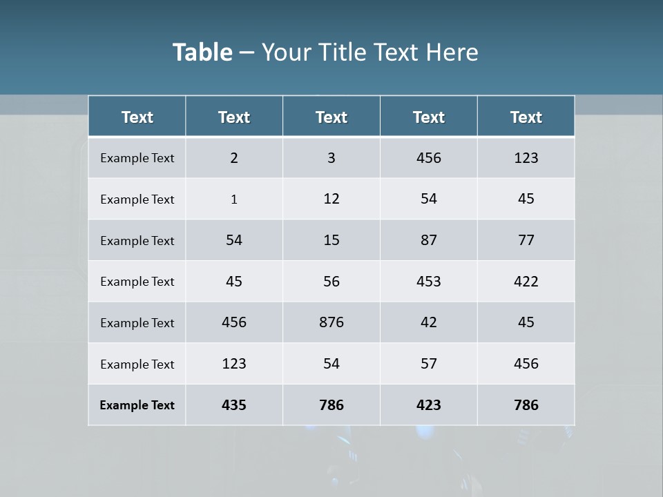 Robot Cyborg Future PowerPoint Template