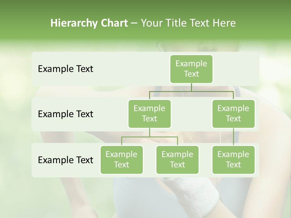 Healthy Headphones Sportsman PowerPoint Template