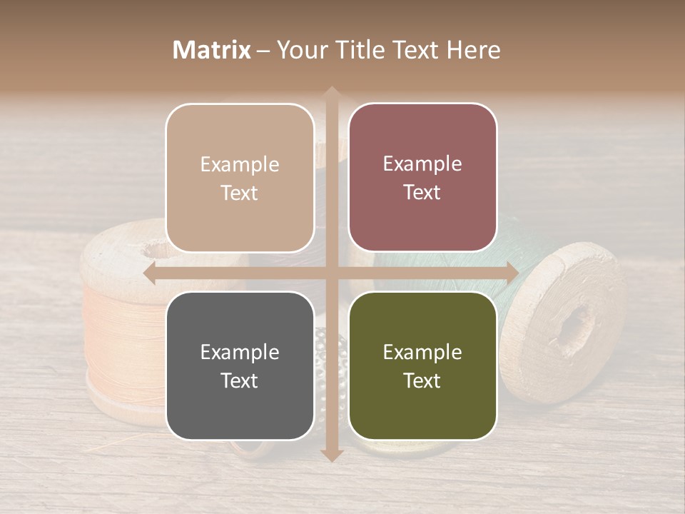 Old Button Color PowerPoint Template