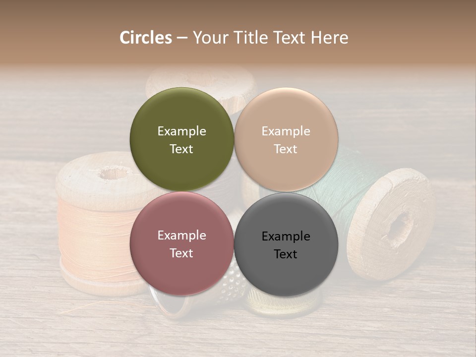 Old Button Color PowerPoint Template