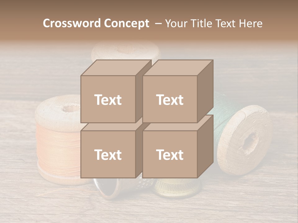 Old Button Color PowerPoint Template