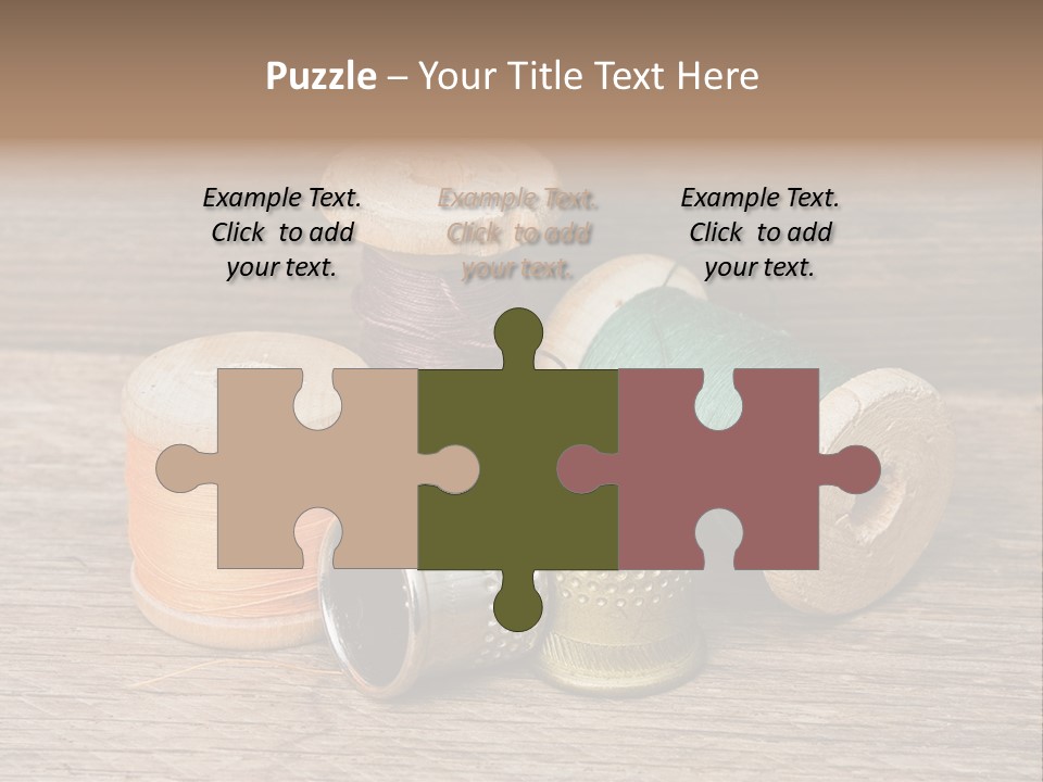 Old Button Color PowerPoint Template