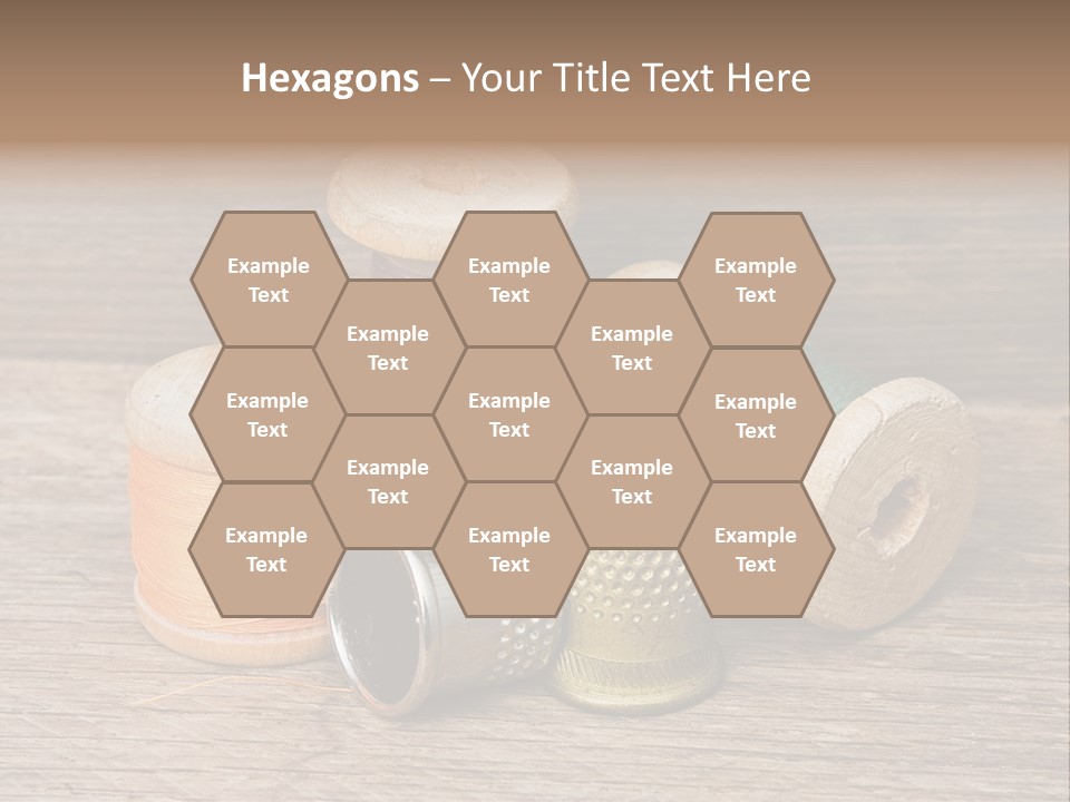Old Button Color PowerPoint Template