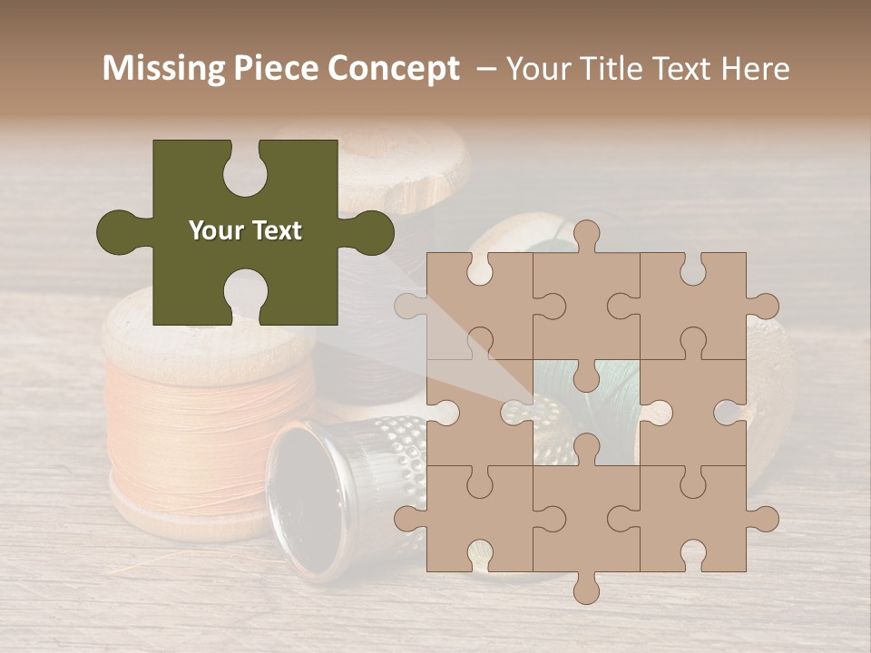 Old Button Color PowerPoint Template