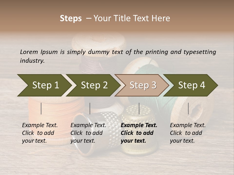 Old Button Color PowerPoint Template