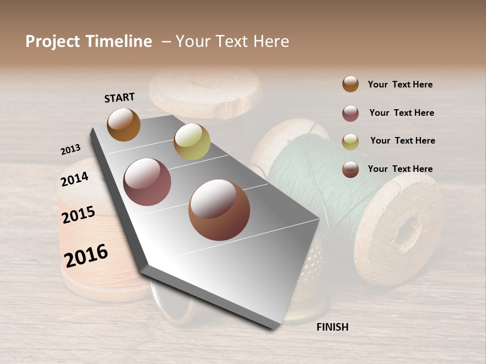 Old Button Color PowerPoint Template