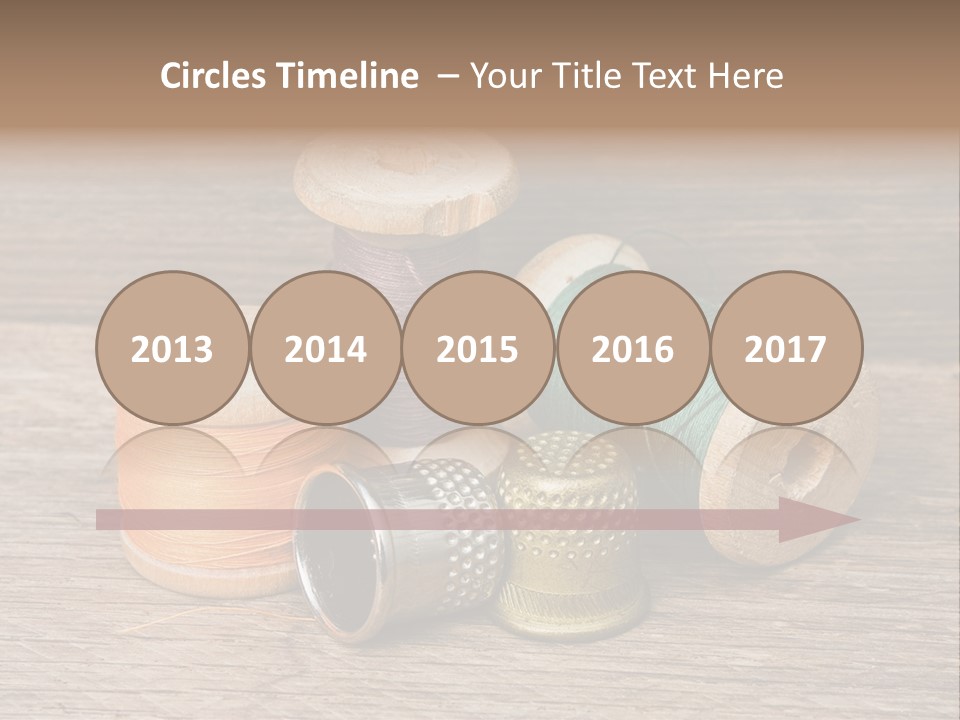 Old Button Color PowerPoint Template