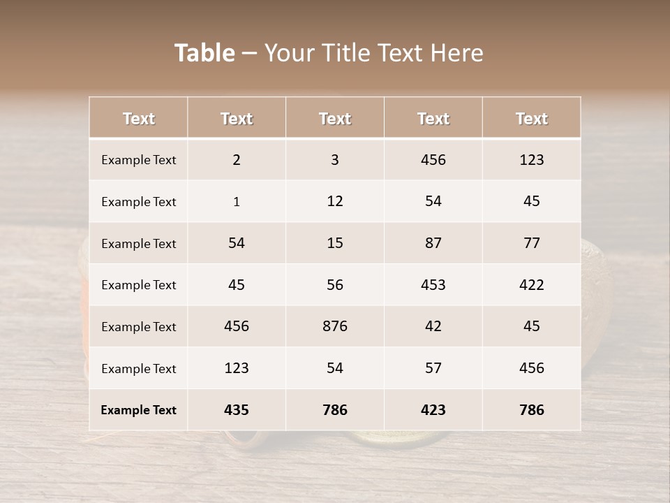 Old Button Color PowerPoint Template
