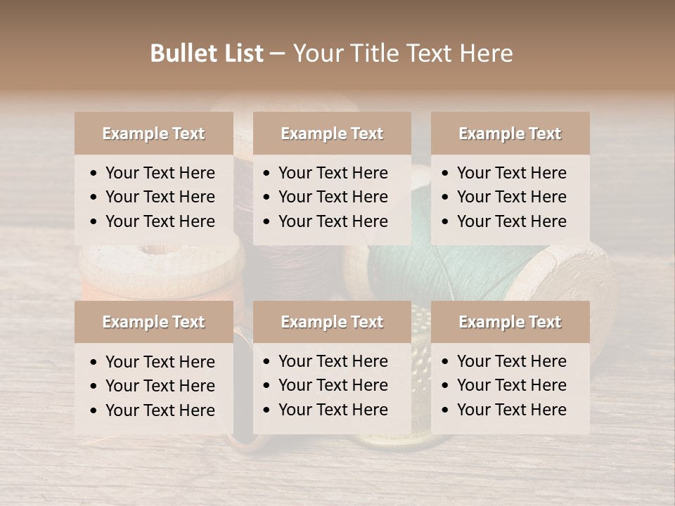 Old Button Color PowerPoint Template