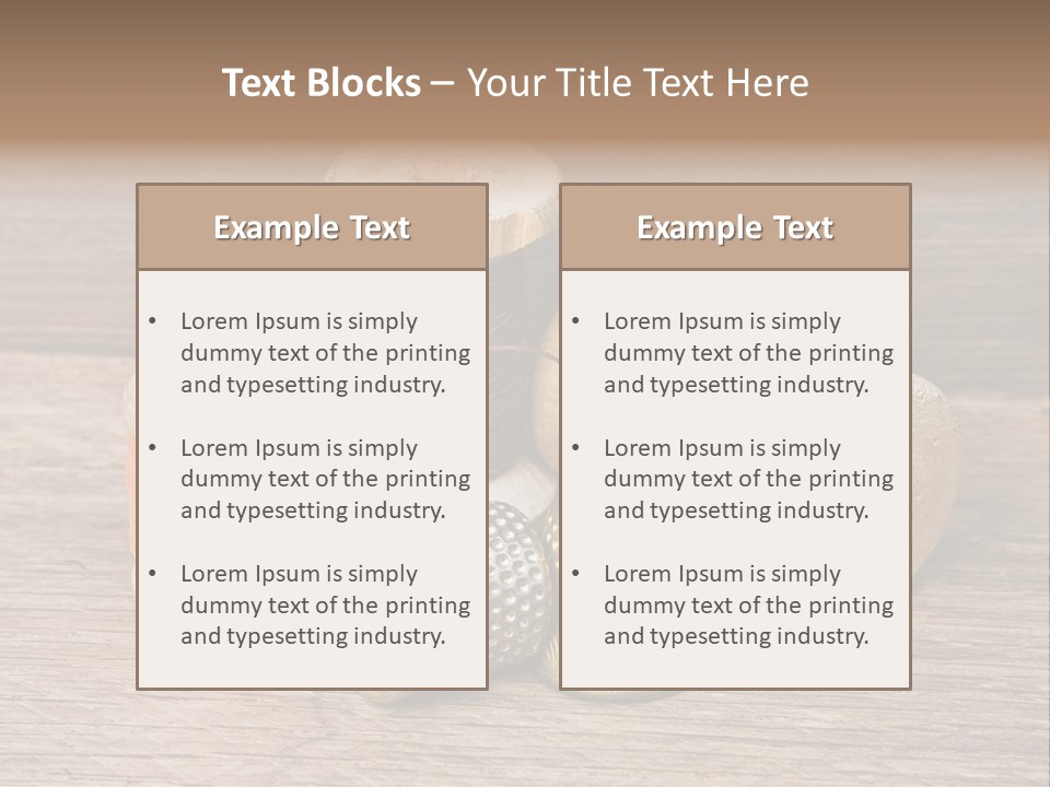 Old Button Color PowerPoint Template