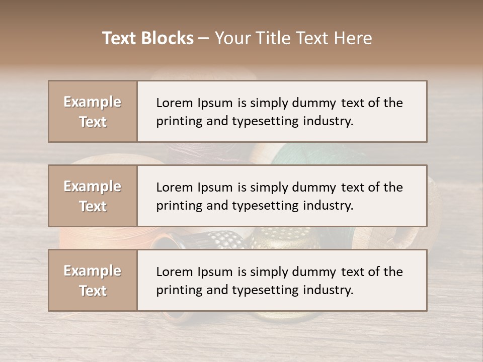 Old Button Color PowerPoint Template