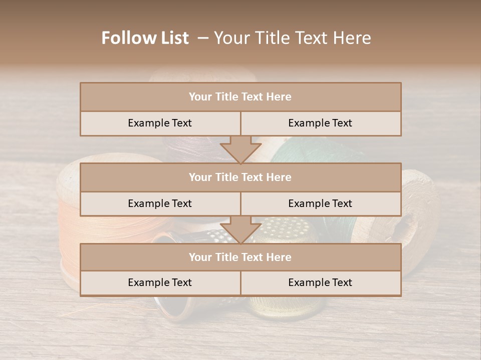 Old Button Color PowerPoint Template