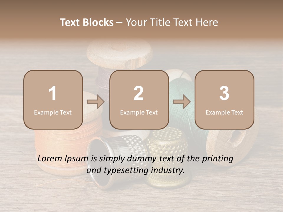 Old Button Color PowerPoint Template