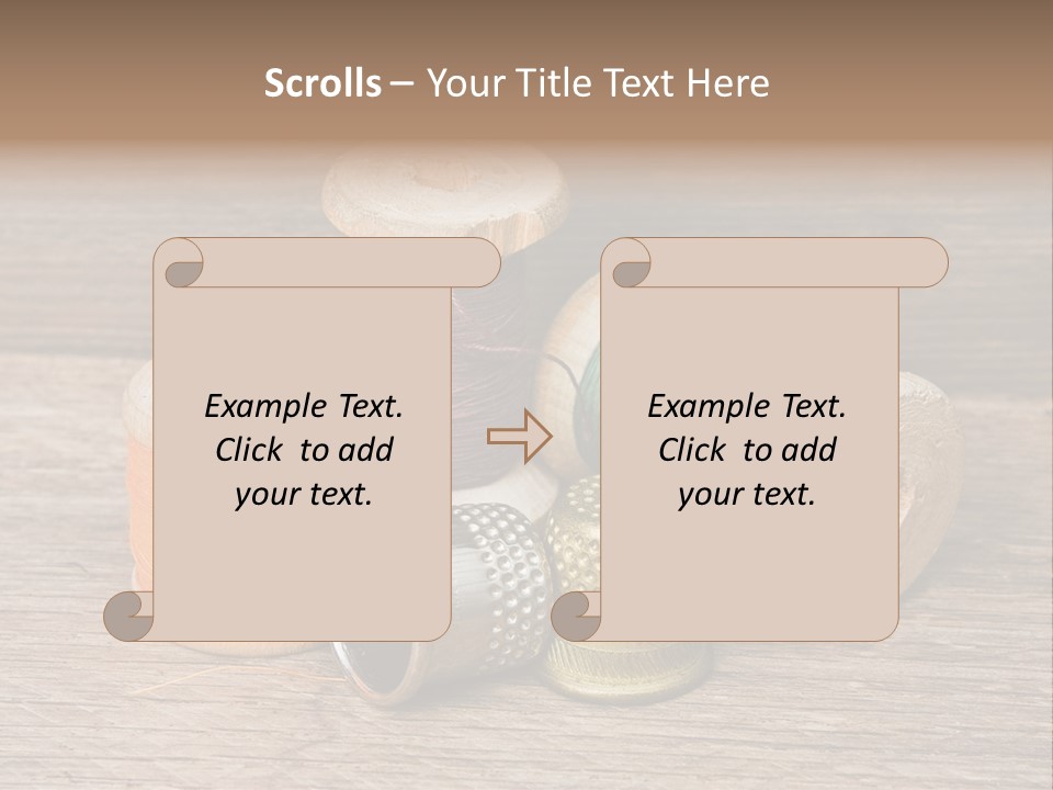 Old Button Color PowerPoint Template
