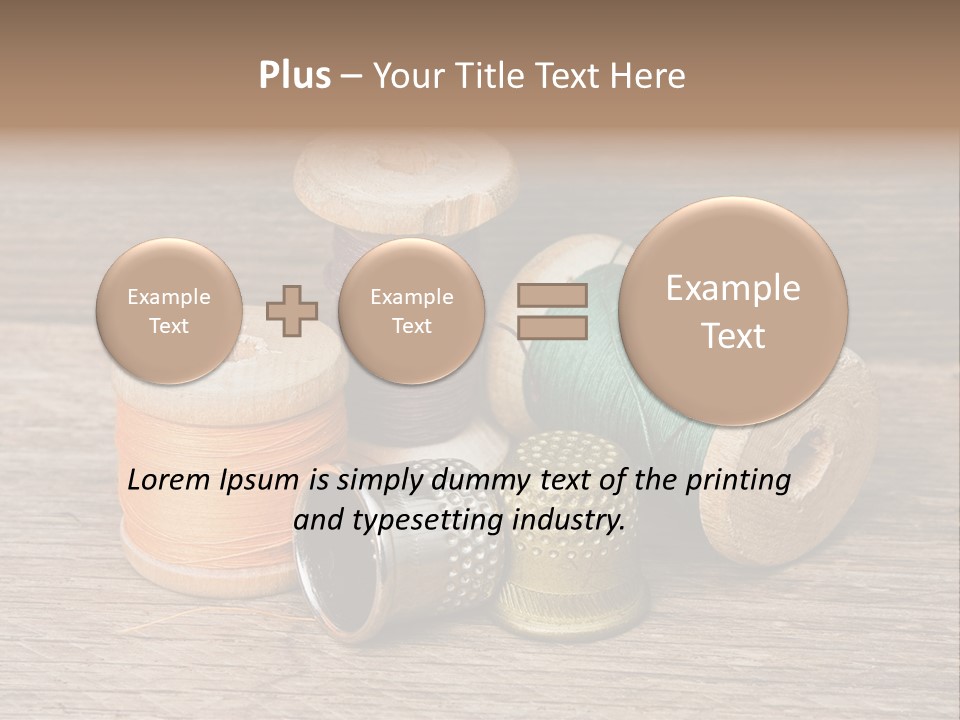 Old Button Color PowerPoint Template