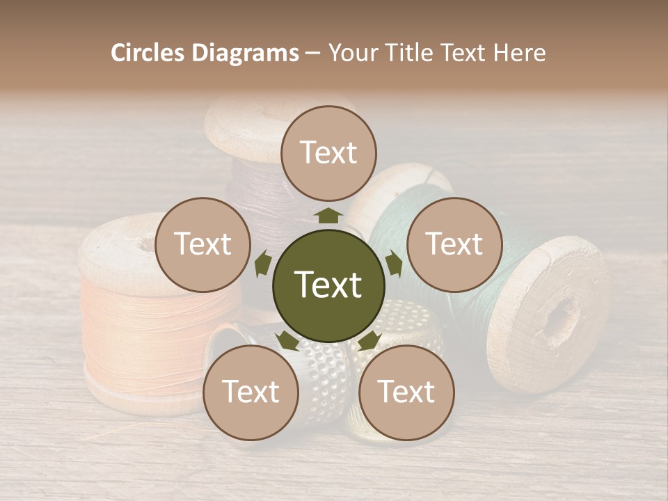 Old Button Color PowerPoint Template