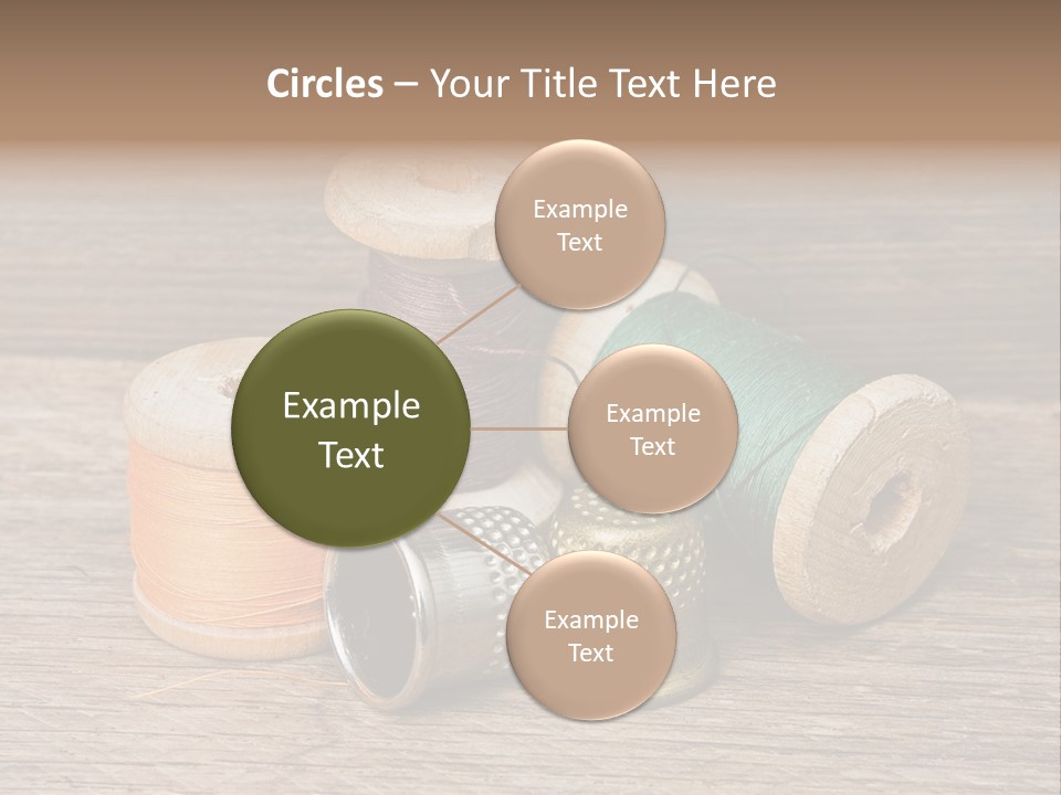 Old Button Color PowerPoint Template