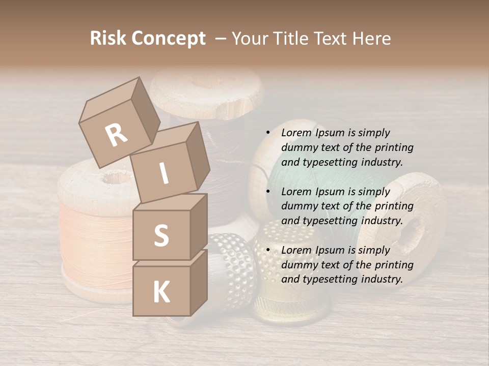 Old Button Color PowerPoint Template