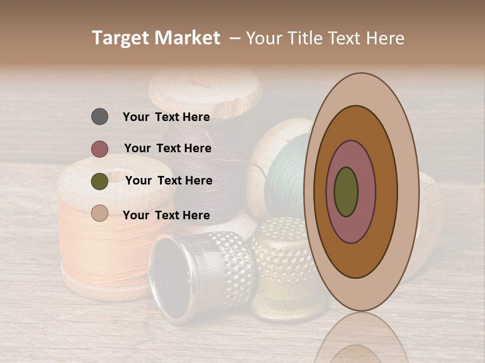 Old Button Color PowerPoint Template