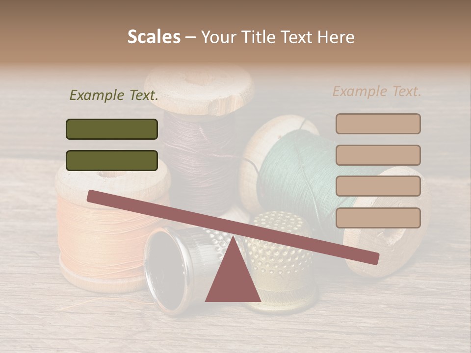 Old Button Color PowerPoint Template