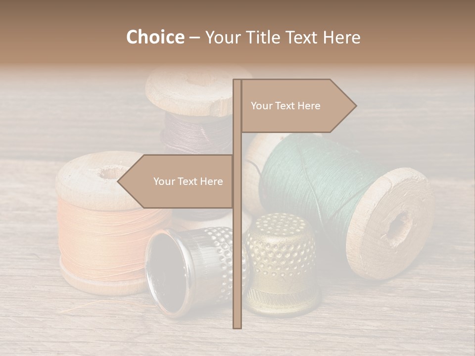 Old Button Color PowerPoint Template