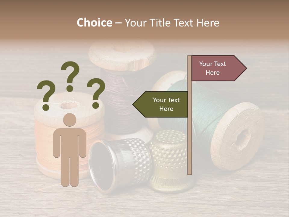 Old Button Color PowerPoint Template