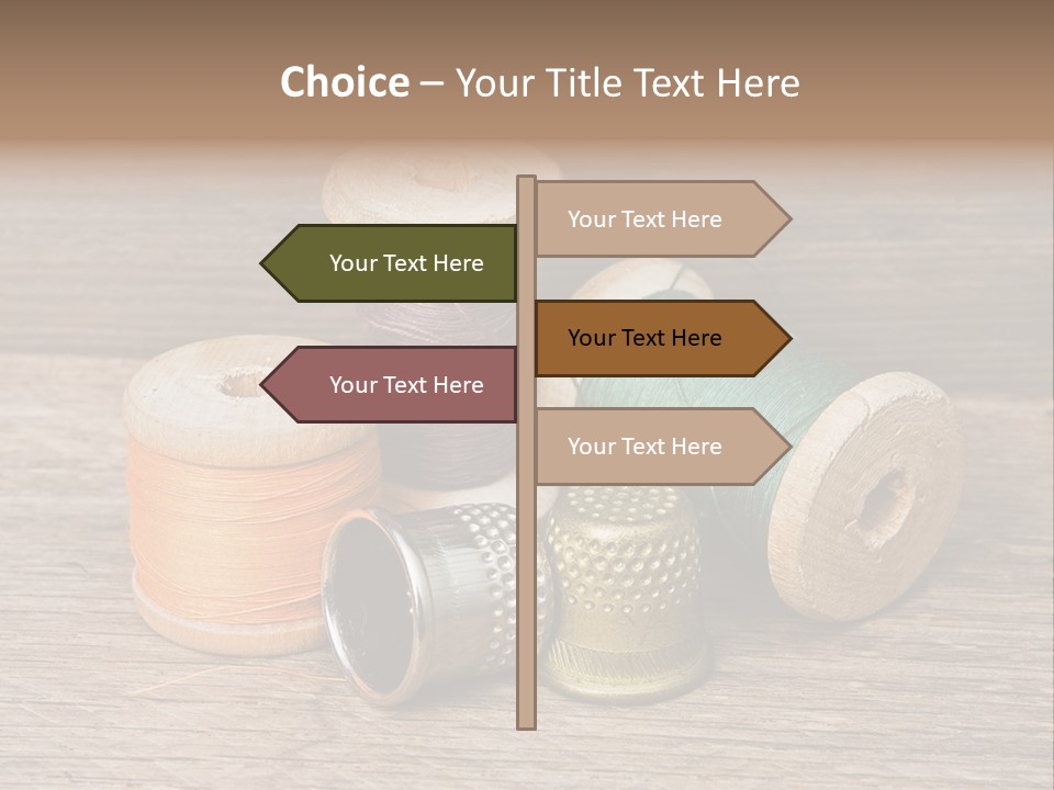 Old Button Color PowerPoint Template