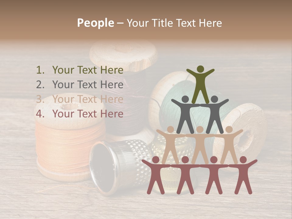 Old Button Color PowerPoint Template