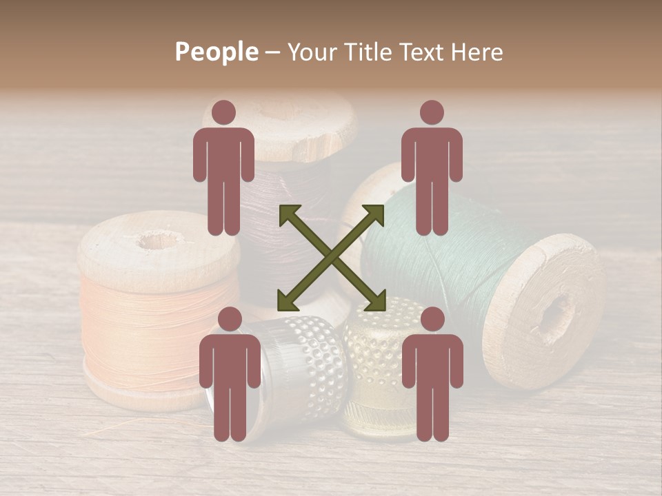 Old Button Color PowerPoint Template