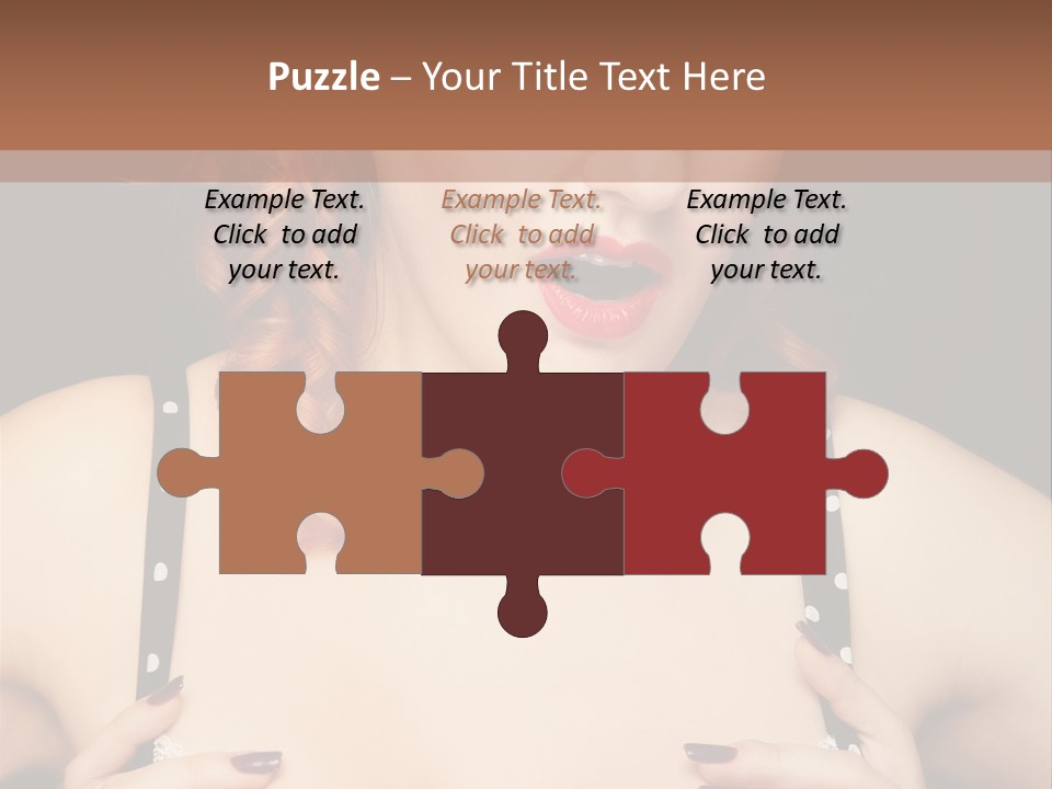 Breast Beauty Allure PowerPoint Template