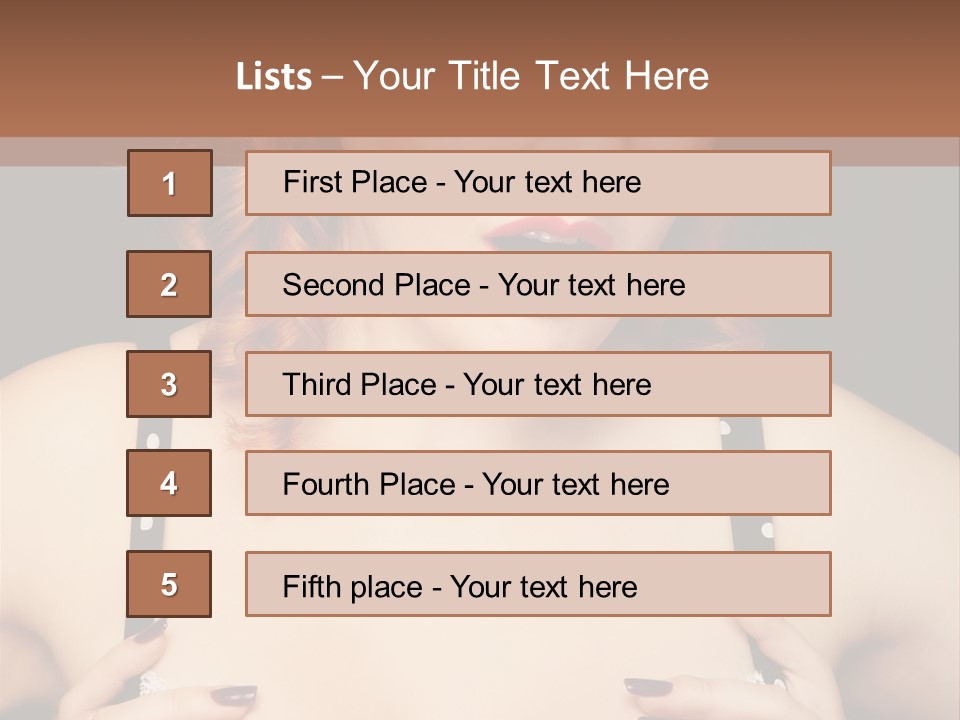Breast Beauty Allure PowerPoint Template
