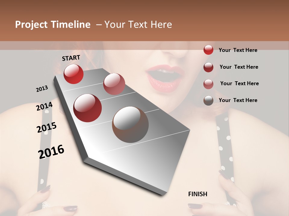 Breast Beauty Allure PowerPoint Template