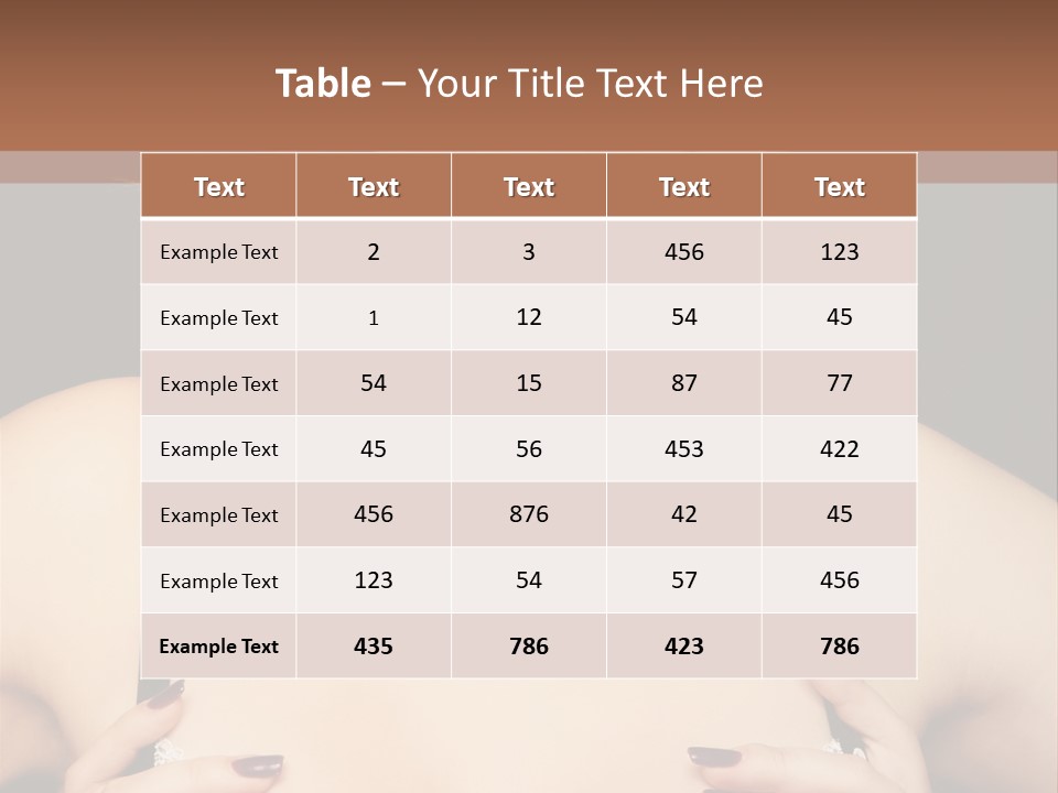 Breast Beauty Allure PowerPoint Template
