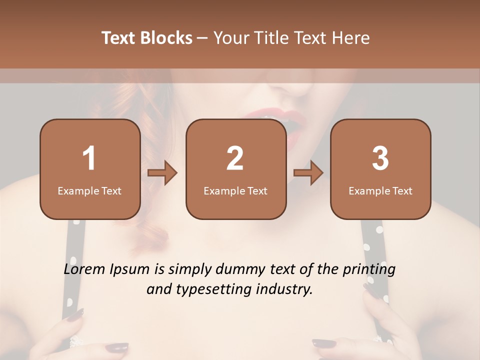 Breast Beauty Allure PowerPoint Template