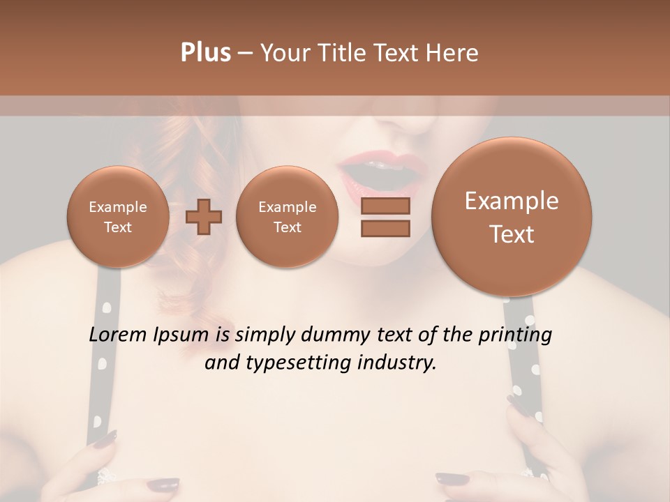 Breast Beauty Allure PowerPoint Template