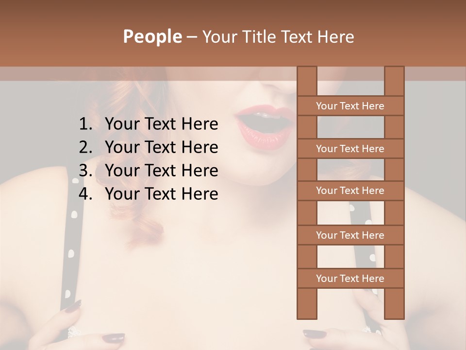 Breast Beauty Allure PowerPoint Template