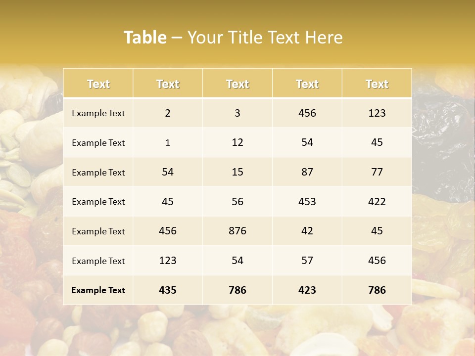 Sultana Diet Mixed PowerPoint Template