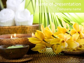 Aromatic Natural Scrub PowerPoint Template