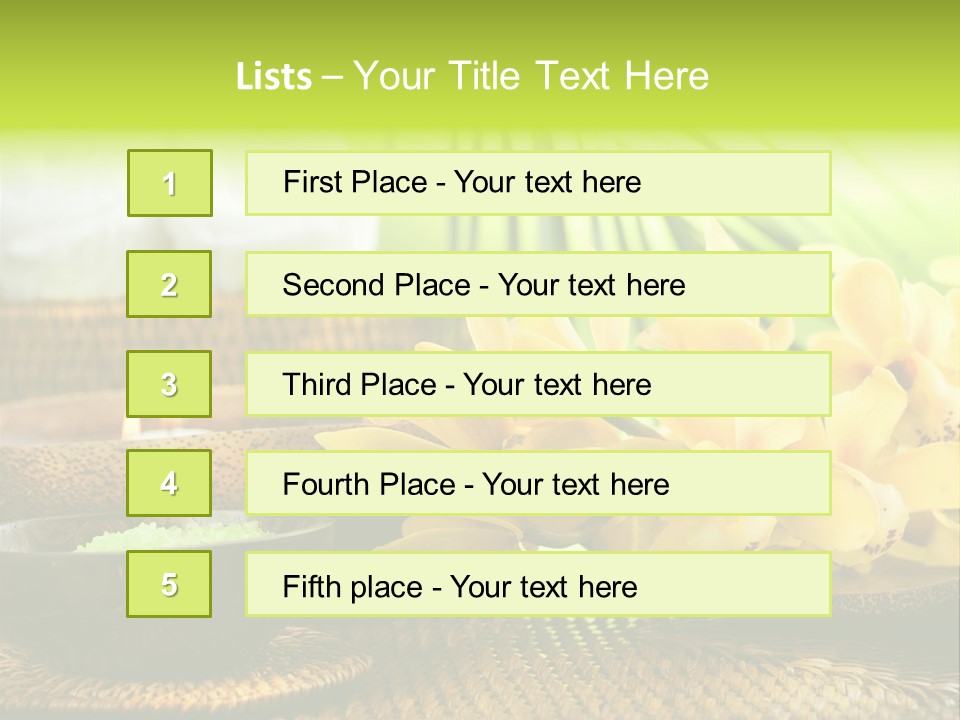Aromatic Natural Scrub PowerPoint Template