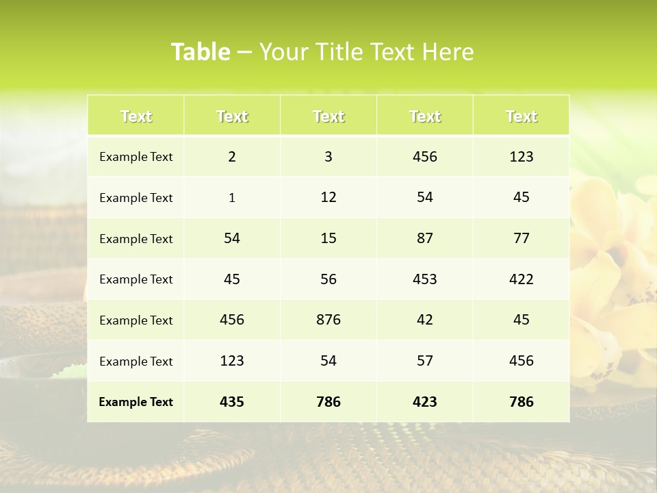 Aromatic Natural Scrub PowerPoint Template