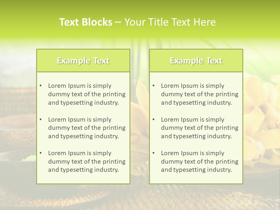 Aromatic Natural Scrub PowerPoint Template
