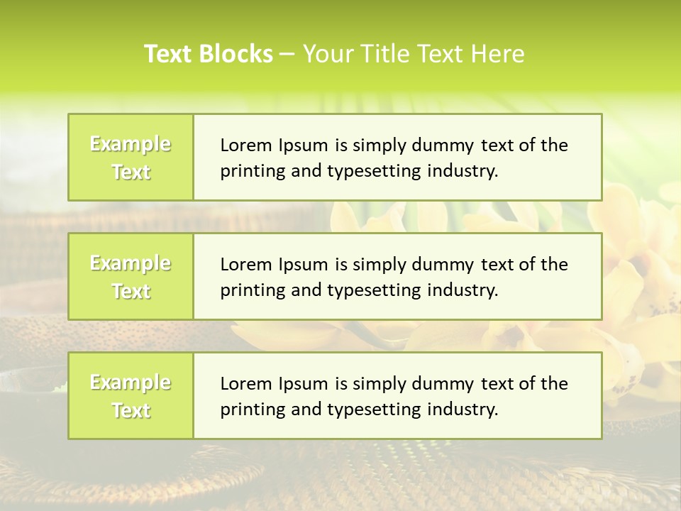 Aromatic Natural Scrub PowerPoint Template