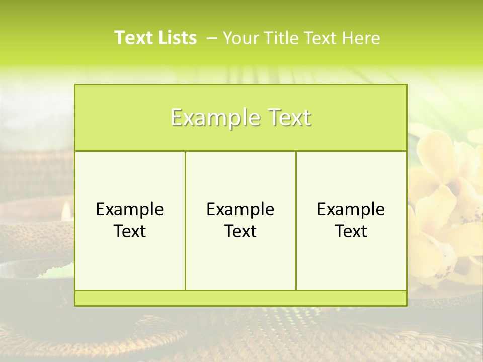 Aromatic Natural Scrub PowerPoint Template