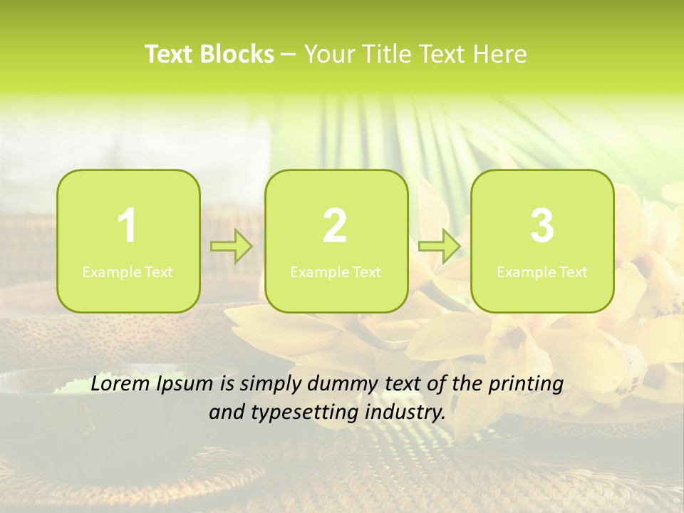 Aromatic Natural Scrub PowerPoint Template
