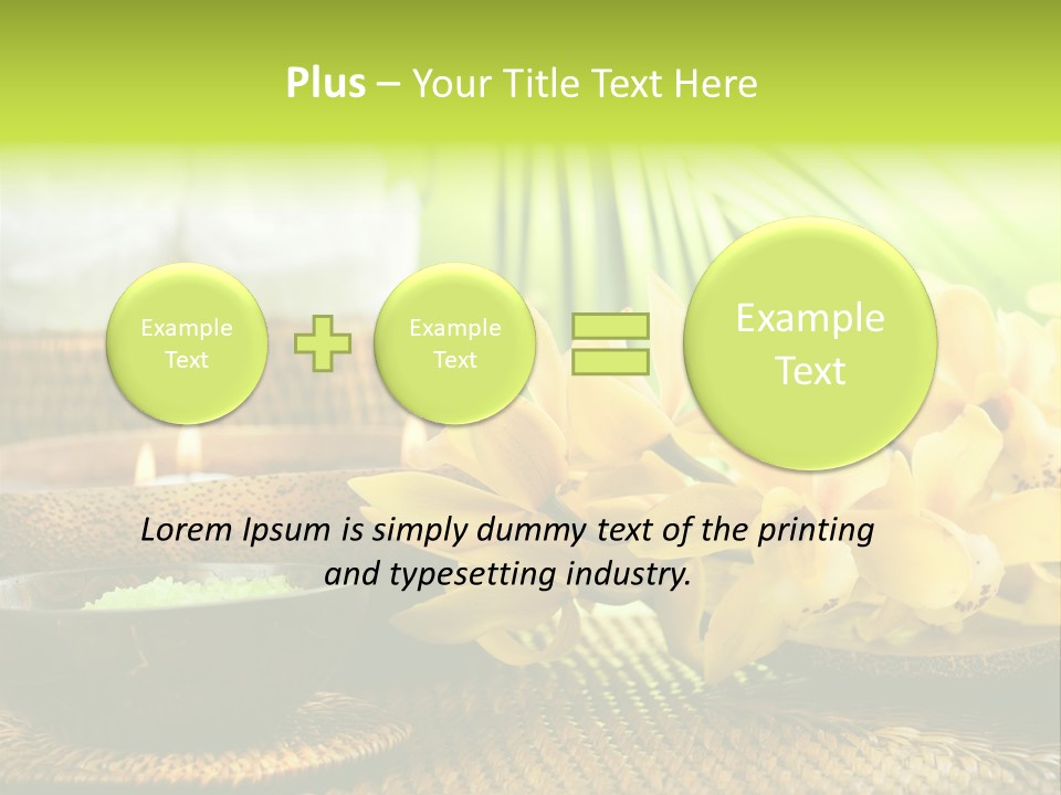 Aromatic Natural Scrub PowerPoint Template