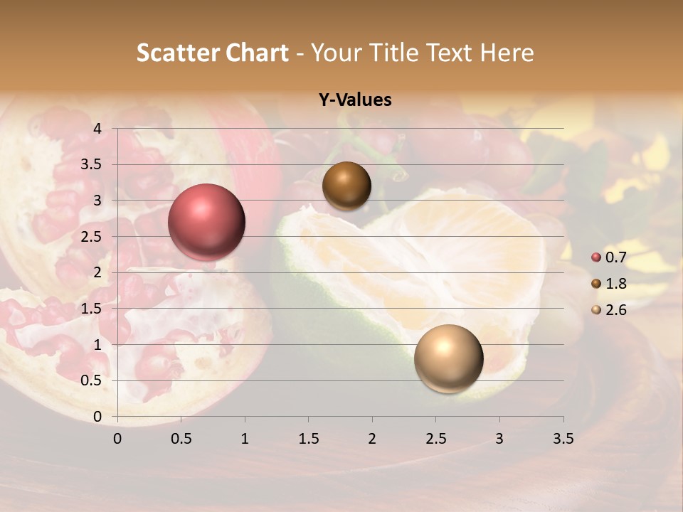 Vegetarian Mandarine Mint PowerPoint Template