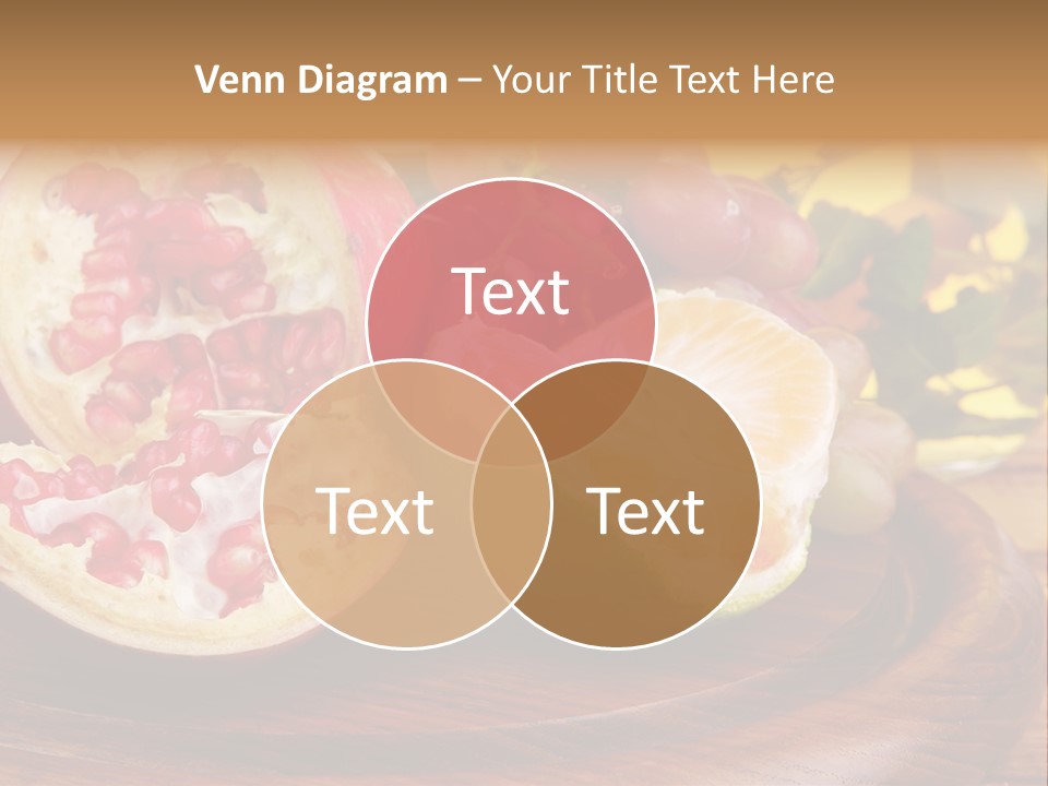 Vegetarian Mandarine Mint PowerPoint Template